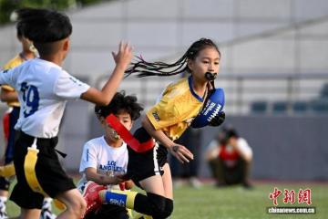 第13届NFL FLAG“勇者之冠”青少年腰旗橄榄球总决赛在福建晋江举行