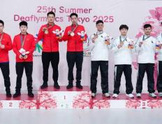 中国組(zǔ)合包揽东京夏季(jì)听障奧(ào)運(yùn)会乒乓球男双冠亚军