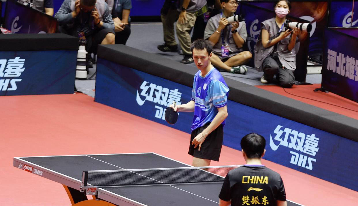 徐海东三局全胜张佑安，发球抢攻完胜，有望进入正赛