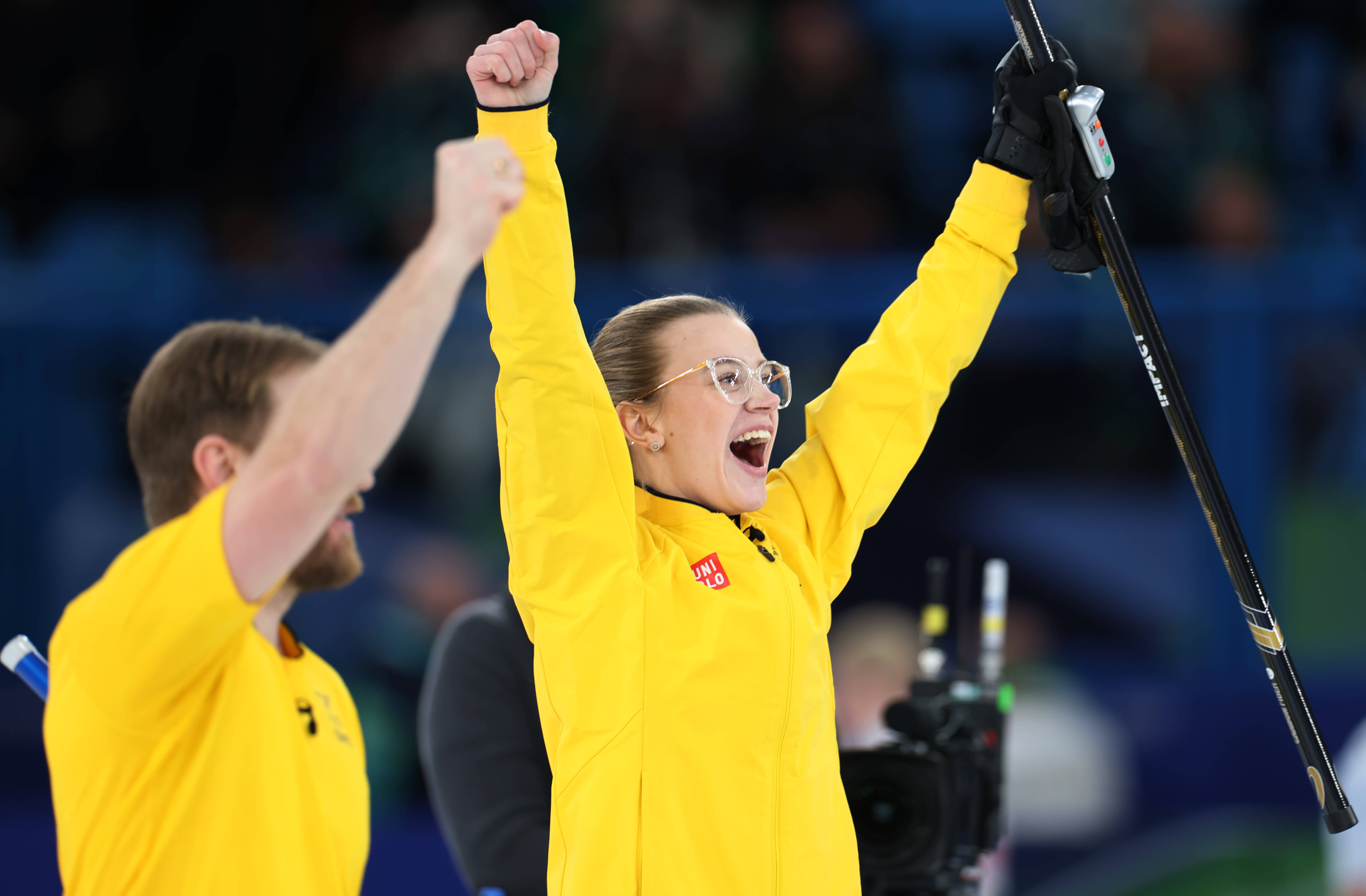 冬奥会｜冰壶——瑞典队晋级混双决赛